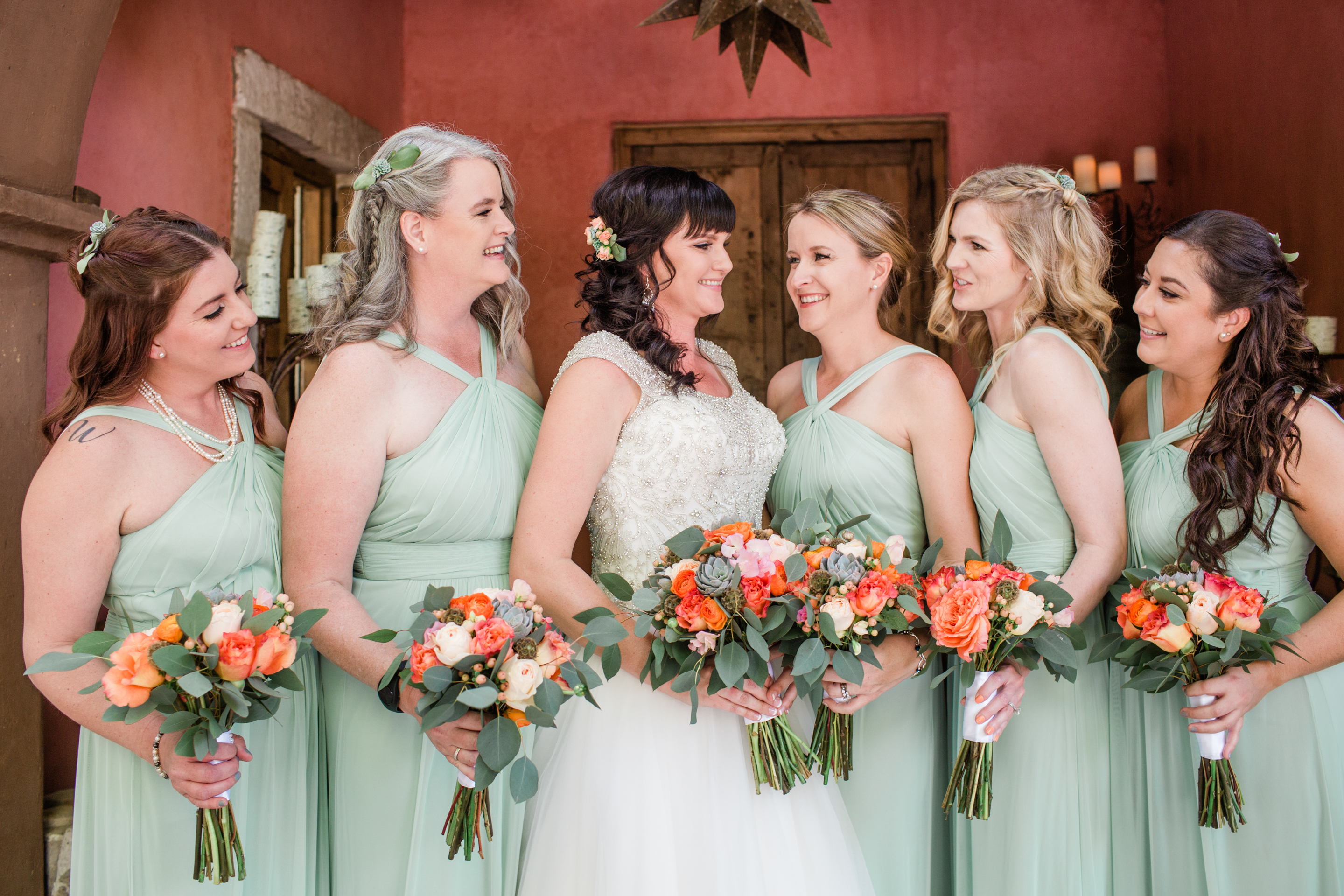 bridesmaids-mint-dresses-light-blue-boojum-tree-wedding