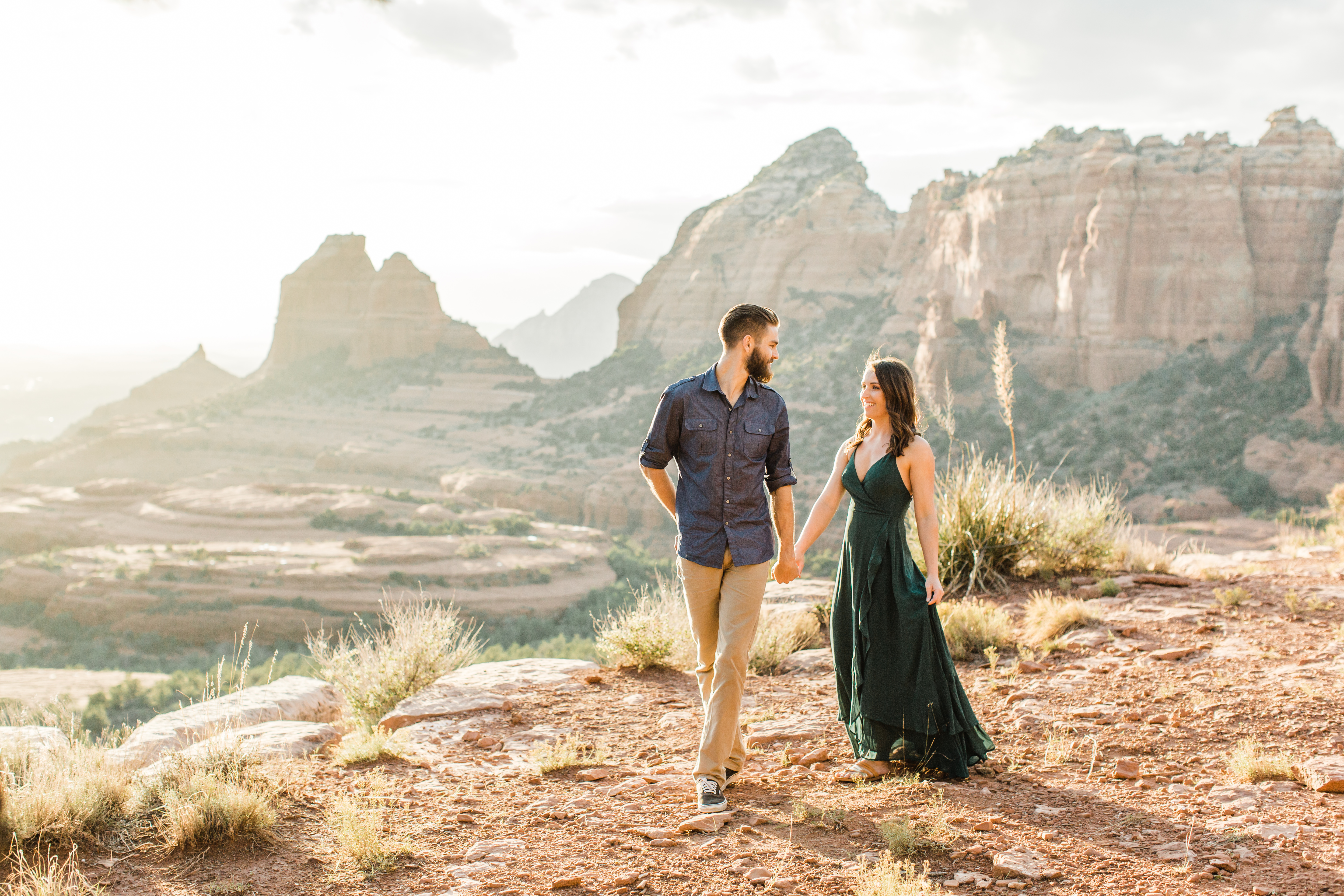 Merry-Go-Round Rock Sedona, Arizona Engagement » Hailey Golich