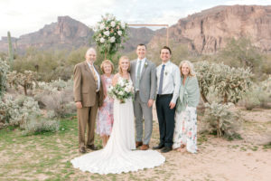 Wedding in the Superstition Mountains