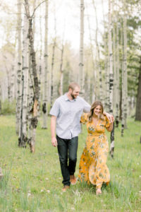 Engagement Session in Flagstaff Arizona with Hailey Golich Photography
