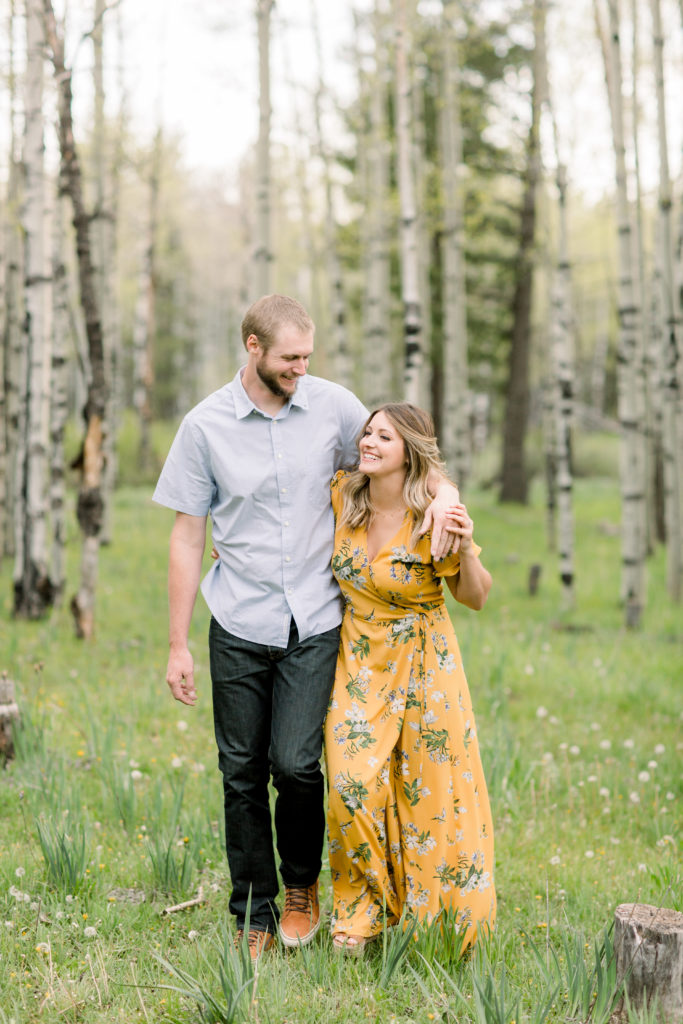 Engagement Session in Flagstaff Arizona with Hailey Golich Photography