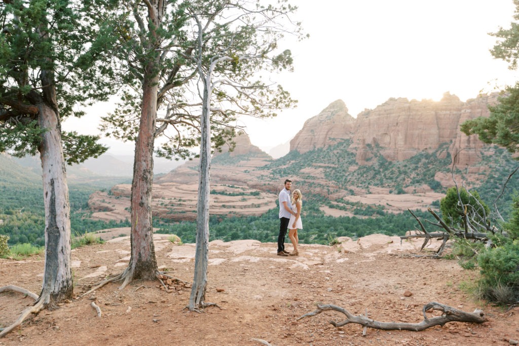 Merry Go Round Rock In Sedona Arizona Engagement Session Red Rock Views